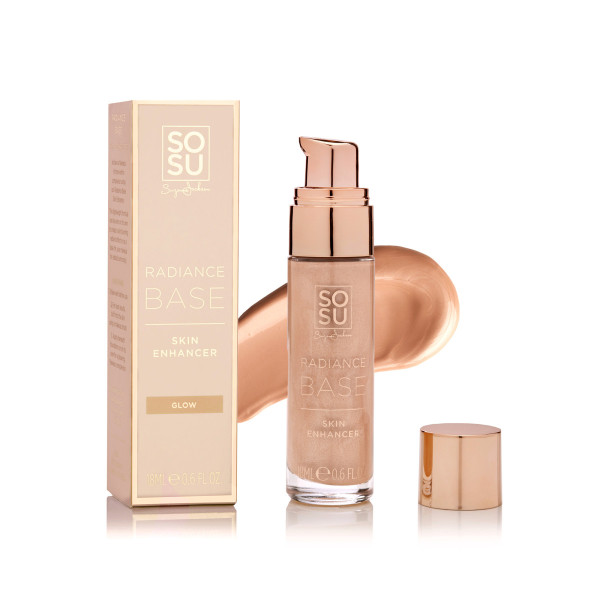 SOSU Cosmetics Radiance Base Rozświetlająca baza pod makijaż Glow, 18ml