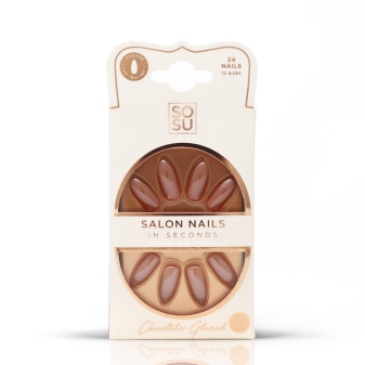 SOSU Cosmetics Chocolate Umělé nehty, 24ks