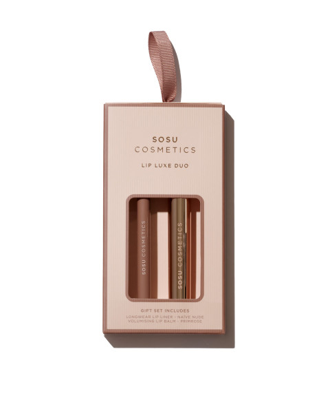 Zestaw upominkowy SOSU Cosmetics Naive Nude, ołówek i balsam do ust/szminka Primrose