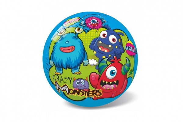 Piłka Monster napompowana w siatce o średnicy 23 cm