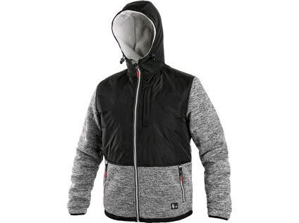 Kurtka CXS CARSON męska w kolorze szaro-czarnym, rozmiar 2XL