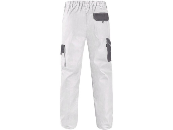 Spodnie CXS LUXY JOSEF, męskie, biało-szare, rozmiar 66