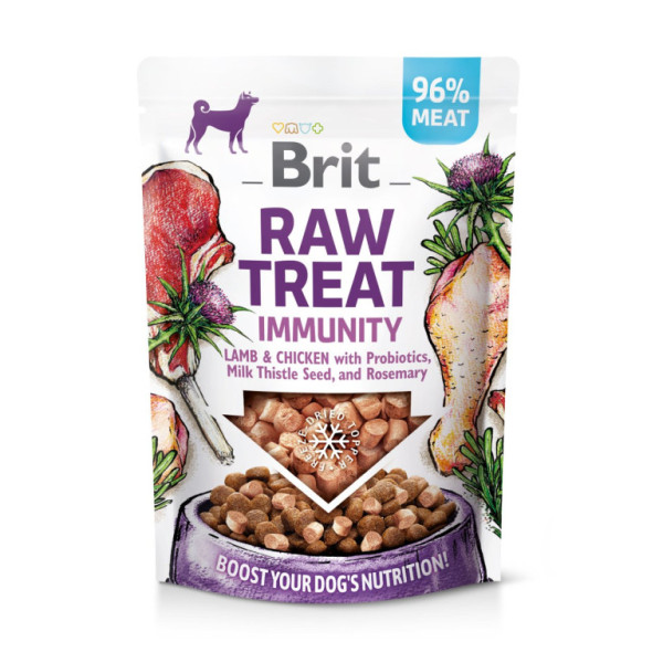 Brit RAW TREAT Immunity Przysmak i topper liofilizowany Jagnięcina&Chicken 40 g