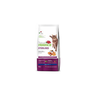 TRAINER Natural Cat Łosoś STERYLIZOWANY 10kg