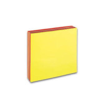 CONCORDE Blok karteczek samoprzylepnych pastel, 76x76mm, 5x40 kartek, A0985