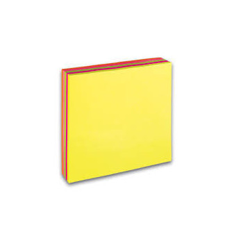 CONCORDE Samolepicí bloček neon, 76x76mm, 5x40 listů ,A0985