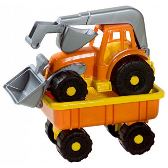 Ładowarka ciągnikowa Androni Power Worker z zaczepem - długość 58 cm pomarańczowa