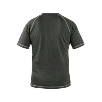 Koszulka CXS ACTIVE, funkcjonalna, z krótkim rękawem, męska, w kolorze szarym