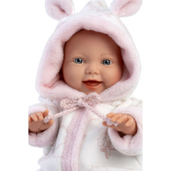Llorens 63312 LITTLE BABY - realistyczna lalka bobas z miękkim materiałem - 32 cm