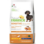 Trainer Natural Sensitive Bez glutenu Adult Mini łosoś 7kg