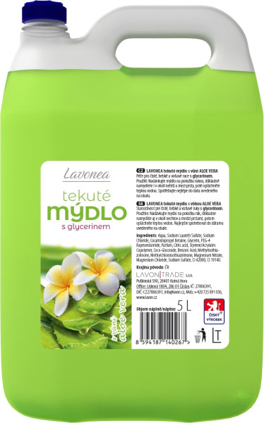 LAVONEA mydło w płynie ALOE VERA 5L 10040