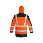 Męska kurtka ostrzegawcza CXS LONDON 5 w 1, pomarańczowo-niebieska, rozmiar S