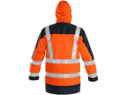 Męska kurtka ostrzegawcza CXS LONDON 5 w 1, pomarańczowo-niebieska, rozmiar S