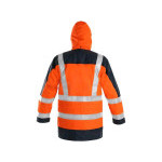 Męska kurtka ostrzegawcza CXS LONDON 5 w 1, pomarańczowo-niebieska, rozmiar XL