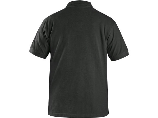 Koszulka polo CXS MICHAEL, krótki rękaw, czarna, rozmiar XL