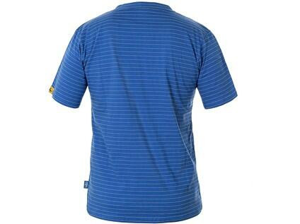 T-shirt ESD CXS NOME, antystatyczny, średni niebieski, rozmiar XS