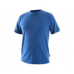 T-shirt ESD CXS NOME, antystatyczny, średni niebieski, rozmiar 3XL