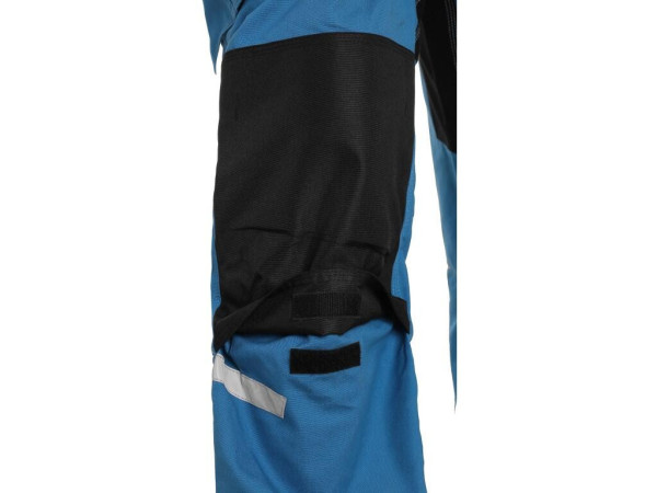 Spodnie CXS STRETCH, 170-176cm, męskie, średnio niebiesko-czarne