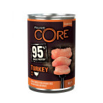 Wellness Core Dog w puszce 95% białka Dorosły indyk z kapustą 400g