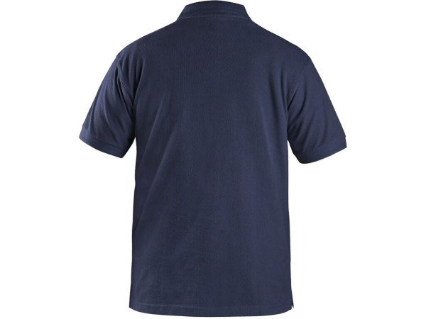 Koszulka polo CXS MICHAEL, krótki rękaw, kolor granatowy, rozmiar 2XL