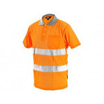 Koszulka polo ostrzegawcza DOVER, męska, pomarańczowa, rozmiar M