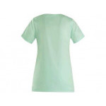Bluzka damska CXS TARA zielona z białymi dodatkami, rozmiar 54