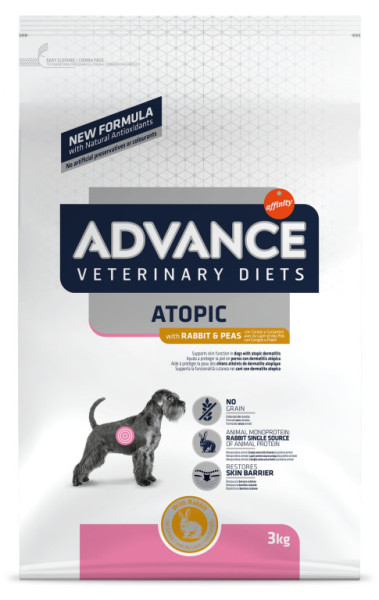 ADVANCE-VD Dog Avet Dog Atopic MED/MAX królik 3kg