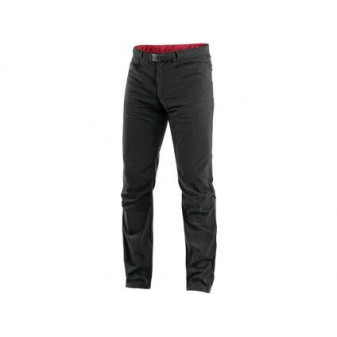 Spodnie CXS OREGON, letnie, czarno-czerwone