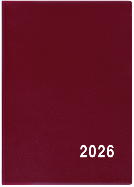 Miesięcznik - Anežka - PVC - bordowy