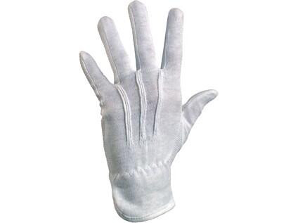 Rękawiczki CXS MAWA, tekstylne z tarczami PVC, rozmiar 08