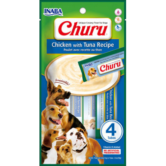 Churu Puree z mięsa psa - kurczak, tuńczyk 56g