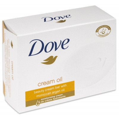 Dove mydło w kostce 100g Silk cream Oil Aksamitnie miękkie z olejkiem arganowym