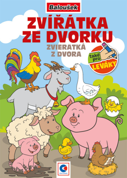 Kolorowanka A5 - Zwierzęta na podwórku