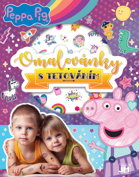 Kolorowanka tatuaż Świnka Peppa