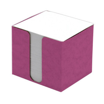 Špalíček nelepený, 8,5 x 8,5 x 8 cm v krabičce, růžový 108341