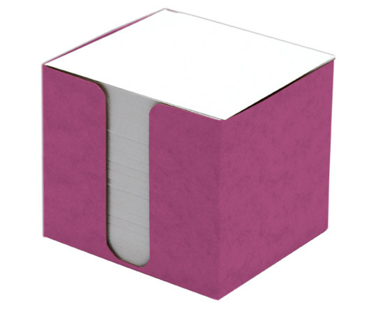 Cegła nieklejona, 8,5 x 8,5 x 8 cm w pudełku, różowa 108341