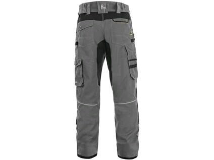 Spodnie CXS STRETCH, 170-176cm, męskie, szaro - czarne, rozmiar 46
