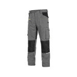 Spodnie CXS STRETCH, 170-176cm, męskie, szaro - czarne, rozmiar 48