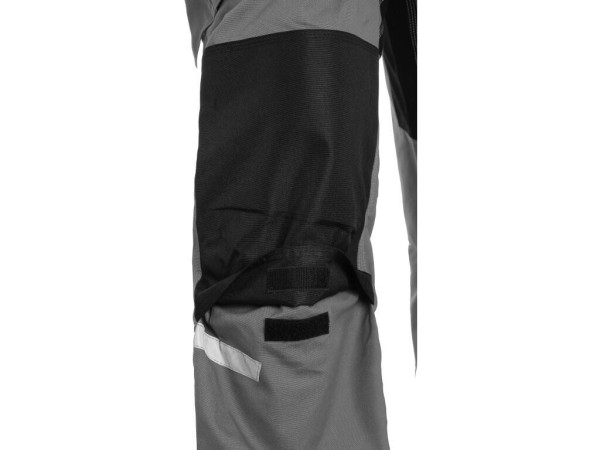 Spodnie CXS STRETCH, 170-176cm, męskie, szaro - czarne, rozmiar 60