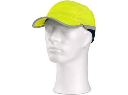 CXS CRAN czapka z plastikowym wzmocnieniem SM923, fluorescencyjny żółty