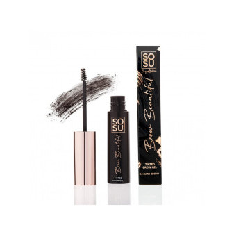 SOSU Cosmetics Brow Beautiful Gel na obočí 04 Dark Ebony, 5ml