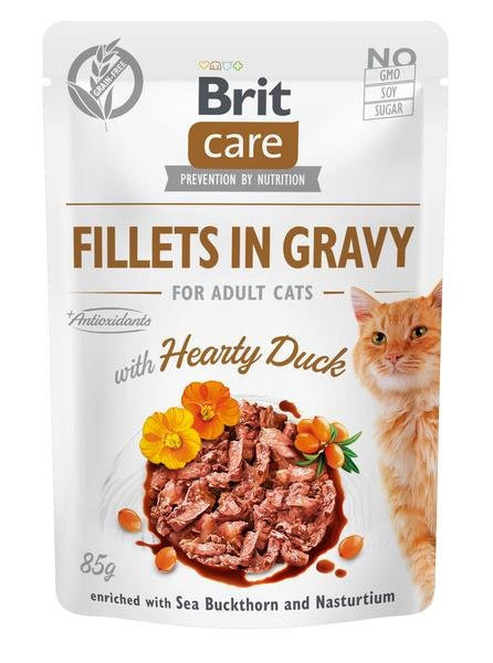 Brit Care Filety z Kota w Sosie Z Kaczki 85g