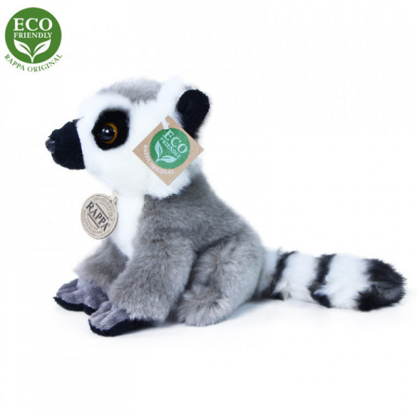 Pluszowy lemur siedzący 18 cm EKOLOGICZNY