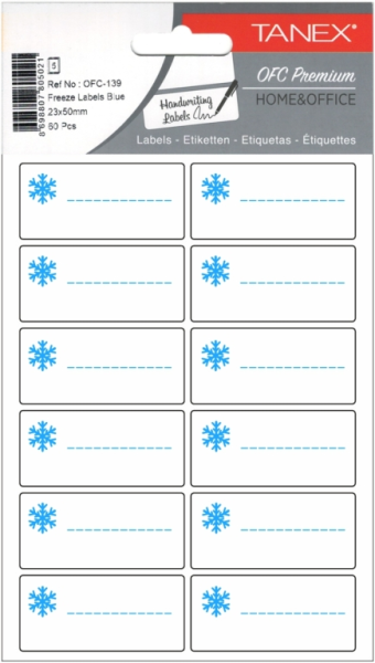 Etykiety do zamrażarek w woreczku 23x50, 60 szt. OFC-139