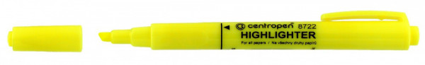 Zakreślacz Centropen 8722 żółty szerokość 1 - 4mm