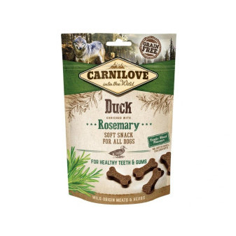 Carnilove Dog Półwilgotna Przekąska Kaczka z Rozmarynem 200g