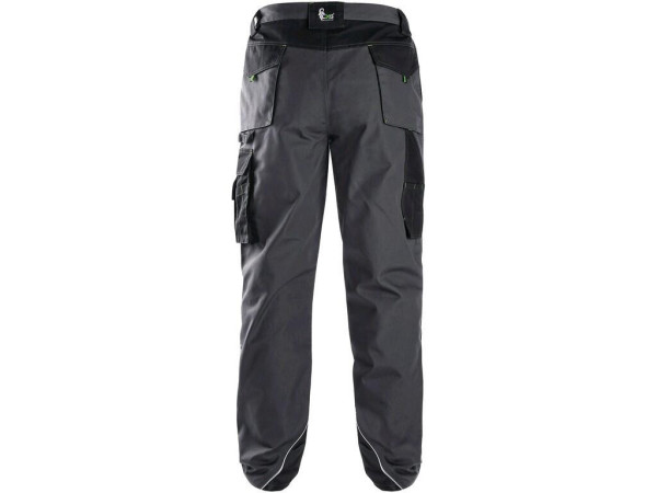 Spodnie CXS SIRIUS NIKOLAS, 170cm-176cm, szaro-zielone, rozmiar 60