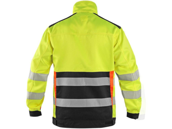 Bluza ostrzegawcza CXS BENSON, męska, żółto-czarna, rozmiar 62