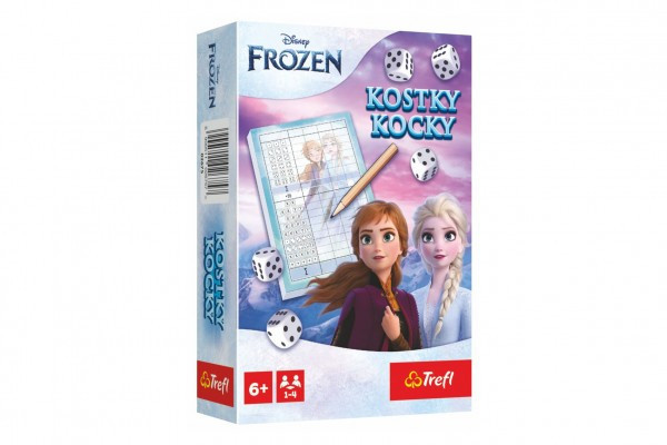 Gra planszowa Dice Ice Kingdom/Frozen w pudełku o wymiarach 12x16,5x4cm
