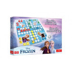 Człowieku, nie złość się! Gra planszowa Ice Kingdom/Frozen w pudełku o wymiarach 33x23x4cm